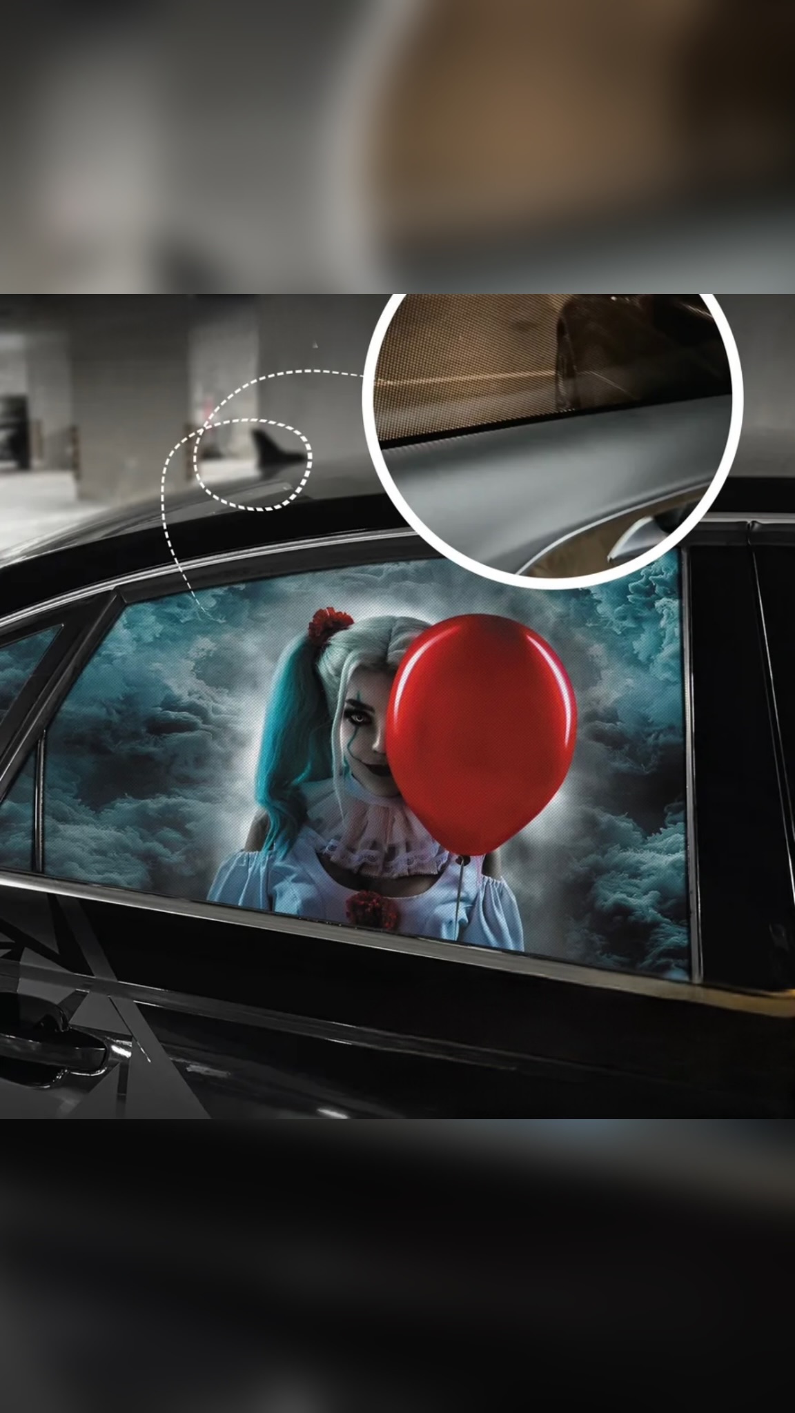 استیکر ماشین طرح شیشه بغل خودرو