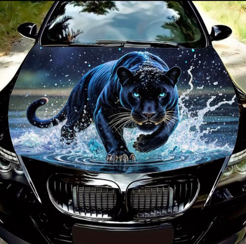 استیکر برچسب ماشین طرح دار کاپوت خودرو